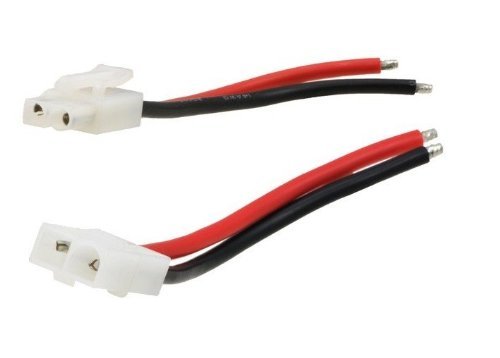 Digital Additions - Juego de conectores y cables para baterías de radiocontrol (contactos chapados en oro, conectores macho y hembra)