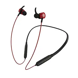 Panthershieldz Elite Sports Pro in-Ear Bluetooth 5.0 Earphones with Mic, 20 Hrs Playtime, Tru Sonic Bass Boost, Environmental Noise Cancellation (ENC), 10mm Drivers, IPX5 Water Resistant Neckband.