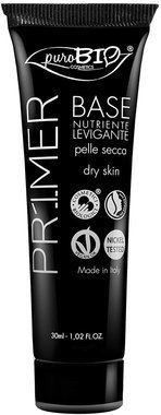 PUROBIO - Primer Viso Nutriente e Levigante per Pelle Secca - Biologico, Vegan, Senza Glutine, Nickel Tested, Made in Italy