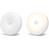 2&rsquo;li Set Sens&ouml;rl&uuml; LED Kabin Işığı Gece Lambası | 1,5W | 4000K Doğal Beyaz | 150 L&uuml;men | USB Şarjlı | Manyetik & Bantlı | Mutf