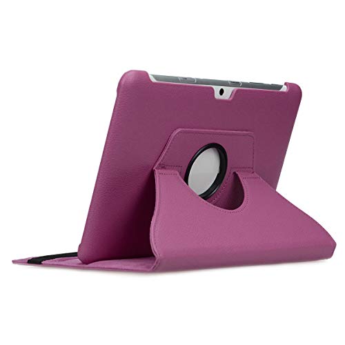 doupi Deluxe Protección Funda para Galaxy Tab 2 (10,1 Pulgadas), Smart Sleep/Wake Up función 360 Grados giratoria del Caso del Soporte Bolsa, Morado