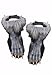 Price comparison product image Werewolf Grey Shoe covers ~ Paws ~ Wolf feet ~ one size ~ Halloween