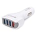 Produktbild Lanspo Qualcomm Certified QC3.0 Schnelllade Adaptive 4 Port USB Fast Car Charger 35W (White)