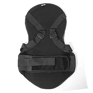 Ubersweet Imported Black Street Sport Bike Protective Armor Back Spine Protector Guard L