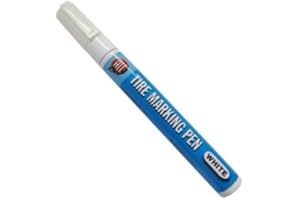 Wheels N Bits 2 Pack Car Motorcycle Cycle Tyre Permanent white paint marker pen most surfaces