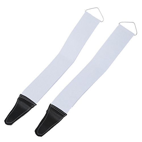 Shaver Leather Canvas Band - SODIAL(R) 2 Pieces Leather Canvas Band shaver sharpeners Sharpening