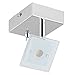 Produktbild Lightcraft Vegard 1 • LED Lampe • Wandlampe • Wandstrahler • Wandspot • 5 Watt Verbrauch • 400 Lumen Helligkeit • 20000 h Lebensdauer • Glas • verchromter Edelstahl • drehbar • schwenkbar • Wand- und Deckenmontage • silber •