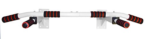 Fitness House Erwachsene Chin Up Bar FH Traktion Bar Klimmzugstange Wandmontage, White, One Size - 2