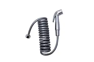 Artrie -FA2001 & TUPSPR2-CP Health Faucet Set, Premium Fish Shape ABS Handle, 2 mtr TPU Anti-Twist Hose Pipe, 7 Years Leakage Warranty (Chrome)