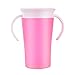Produktbild Wenwenzui-ES Baby Learning Trinkbecher 360 Grad Wasser Milch Stroh Flasche mit Griff auslaufsicher Safe Learn Drink Training Cup
