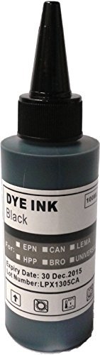 100ml Black Ink Refill Bottle for Brother  Canon  Dell  HP  Lexmark Printer Ink Cartridges   CISS Refillable Cartridges by PCUK