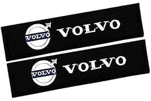 HEYCE Lot de 2 Protections de Ceinture de sécurité rembourrées pour Volvo XC90 XC70 XC60 XC40 S60 S40 S70 S90 V90 V70 V60 V40, Protecteur de Ceinture pour Enfants et Adultes,B