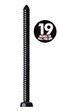 XR Brands Hosed Ribbed Anal Snake Dildo, 19-Inch