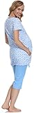 Be Mammy Damen Stillpyjama BE20-128 - 2