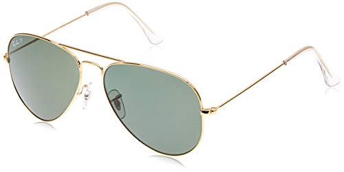 Ray-Ban - Gafas de sol Aviador RB3025 Aviator metal, Gold
