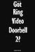 Produktbild Got Ring Video Doorbell 2: Ring Video Doorbell 2 Diary Journal