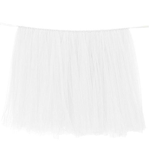 Aytai Tüll-Tischrock, Tisch-Tutu, für Hochzeitsfeiern, Babypartys, Geburtstage, Prinzessinnenfeiern - 3