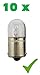 Produktbild PRAKTISCHES 10er Set! (Grundpreis: 1,20 EUR/STK) 10 x R10W 12V 10W BA15s Glühlampe Glühbirne Stopplicht- Blinklicht- Schlusslicht Positions-Licht Kennzeichen-Lampe Halogen-Lampe Auto-Lampe