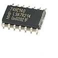 Embeddinator 74HC14D-6V Hex Inverting Schmitt Trigger 14-Pin SOIC(Pack of 5)
