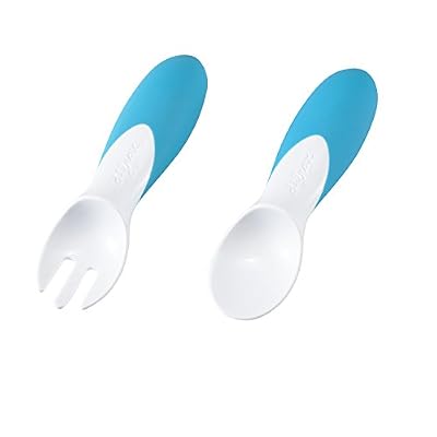 Difrax Couverts pour bébé et petit enfant Bleu