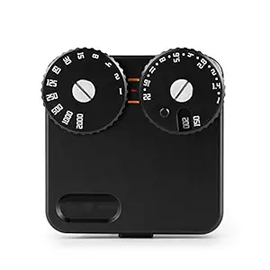 TTartisan Light Meter with Two Dial to Adjust ISO, Aperture and Shutter Speed, Compatible with Older Leicas and Similar Rangefinder Cameras Black
