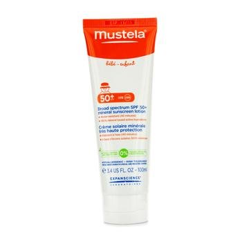 Mustela Broad Spectrum SPF 50 Mineral Sunscreen Lotion 100ml