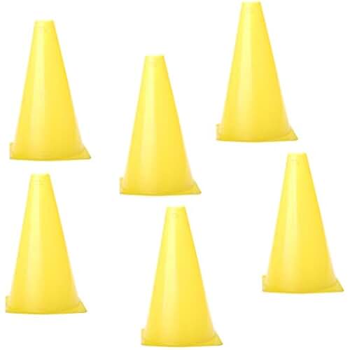 10 Plots Cônes D'entraînement Alomejor - Vert - 8.5cm - Pour Patinage Et Agilité