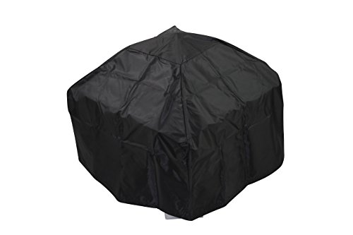 1PLUS Feuerstelle Grill Partygrill Tijuana quadratisch mit Funkenschutz, Grillrost, Schürhaken und Regenabdeckhaube - 6