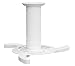 Produktbild Pronomic FPRM-1 WT Beamer Deckenhalterung Weiß (austauschbare Zylinder 8cm und 13cm, 360°drehbar, 15° links oder rechts neigbar, 10kg Traglast, incl. Schraubensatz und Montageanleitung)