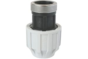 SOMATHERM FOR YOU SOMATHERM PER VOI - plastica raccordo femmina dritto per D25 tubo in PE - F20 / 27 - bloccaggio esterno