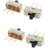SS-12D00 Mini SPDT Slide Switch Vertical - PCB Mountable - Pack Of 4