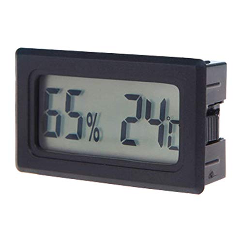 Preisvergleich Produktbild Fliyeong Mini Digital LCD Innentemperatursensor Luftfeuchtigkeitsmesser Thermometer Hygrometer Manometer Hohe Qualität