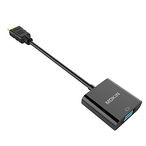HDMI zu VGA, Mokin 1080P Active HDTV HDMI zu VGA männlich zu weiblich Adapter Konverter Kabel für HDMI PC/Laptop - 4