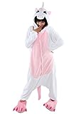 MissFox Kigurumi Pyjama Erwachsene Anime Cosplay Halloween Kostüm Kleidung Rosa Einhorn Xl