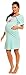 Zeta Ville Womens Maternity Nursing Nightdress Breastfeeding Nightie Gown - 392c (Mint, 10)