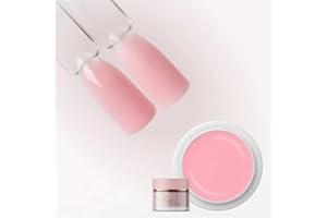 ‎LYNIS NAILSHOP No File Aufbaugel für Gelnägel SUGAR'N SWEETS ROSA 15ml für Profis & Anfänger als UV Gel SELBSTGLÄTTEND OHNE FEILEN · für UV & LED geeignet · pinchbar, mittelviskos · Lynis-Nailshop.de