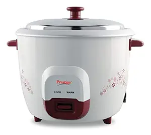 Prestige PRWO 1.5 Litre Red Colour Rice Cooker