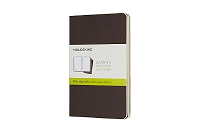 Moleskine Cahier Blanc Poche Cafe Set de 3