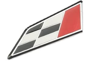 RICHARD'SJDM Cupra Car Emblem for SEAT Leon Cupra Badge (Checkered Flag)