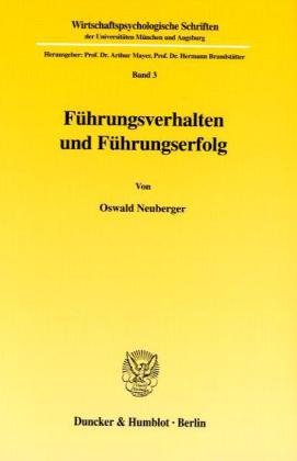 Führungsverhalten und Führungserfolg.