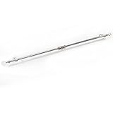 * Fácil de instalar SurePromise One Stop Solution for Sourcing Extensible 120 - 210 cm, Metal, diseño de Barras de Cortina/Barra/Barra/Pista 50 mm Bola de Cristal, Aluminio, Ball Finish
