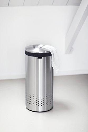 Brabantia 105128 Wäschebox 35 L Edelstahldeckel, matt steel - 3