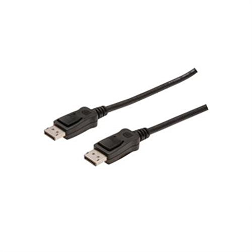 Assmann AK-340103-010-S DisplayPort Anschlusskabel (DisplayPort 1.1, Stecker auf Stecker, 1 m) mit Verriegelung