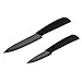 Produktbild B.PRIME 2er Set Keramikmesser UNIVERSAL - 2 hochwertige Keramikmesser im Set - 1 x Allzweckmesser 12,5 cm und 1 x Schälmesser 7,5 cm - Scharf und beständig - Ermüdungsfreies hygienisches Arbeiten
