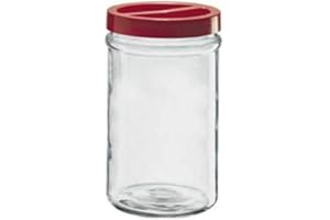 VETRERIA BORGONOVO Vaso Ortes 5 Kg Barattolo Vetro Largo Tappo A Vite Per Conserve Sott Olio Aceto