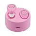Produktbild Big-Mountain TWS Kabellos Kopfhörer Ohrhörer Zwillinge | Bluetooth Kopfhörer HiFi Sport Ohrhörer | Kupfer Ohrbügel Typ in Ohr Silikon | mit Mikrofon | Ohrhörer Headset (Rosa)