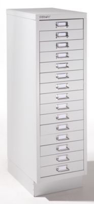 Bisley Schubladenschrank – 15 Schubladen für Format DIN A4 tiefschwarz – Schrank Schubladenschrank Wandschrank Wandschränke Büroschrank - 3