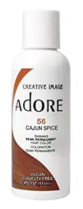 adore semi-permanent haircolor 056 cajun spice 4 ounce (118ml) (2 pack)
