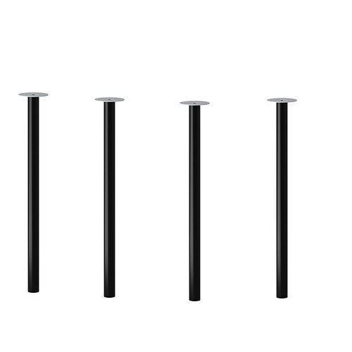 Preisvergleich Produktbild IKEA ADILS Beine in schwarz; (70cm); 4 Stück