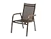 Produktbild Kettler 0301202-2100 Stapelsessel Granada, Aluminiumprofil bronze, Textilbespannung mocca, Armlehnen Teakholz, 69 x 66 x 98 cm
